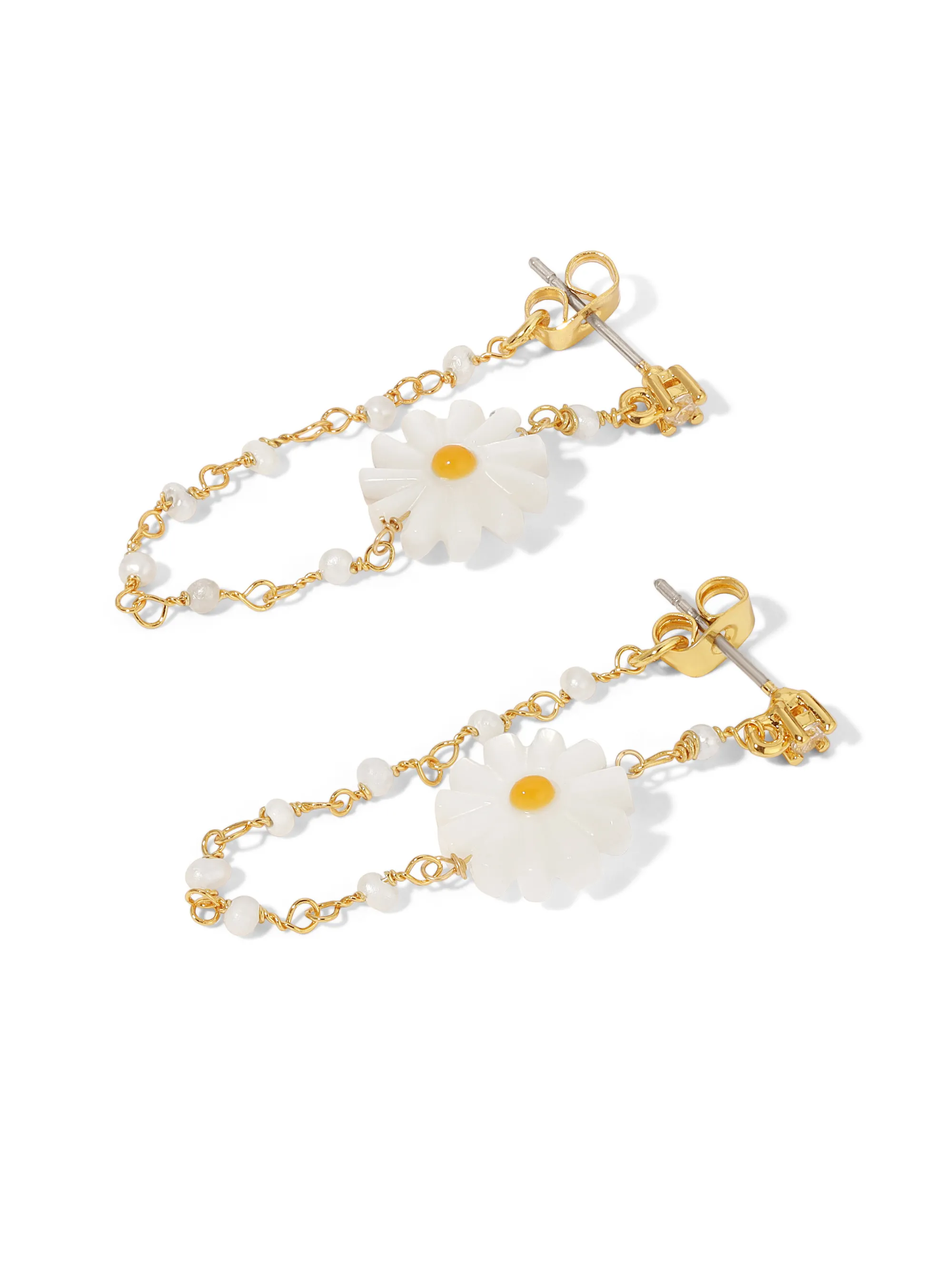 The Joy Daisy Pearl Earrings